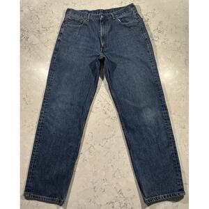 Levi's 550 Jeans Mens 36x32 Blue Medium Wash Regular Fit Straight Leg Comfort